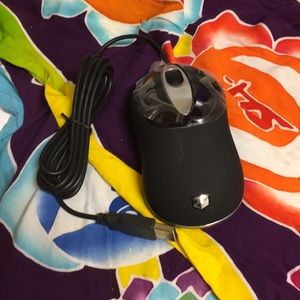 Mouse with cord and cords for computer included